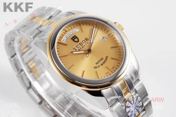 New Tudor Day Date Glamour Gold Watch 39mm Top Replica New Tudor Day Date Glamour Gold Watch 39mm Top Replica