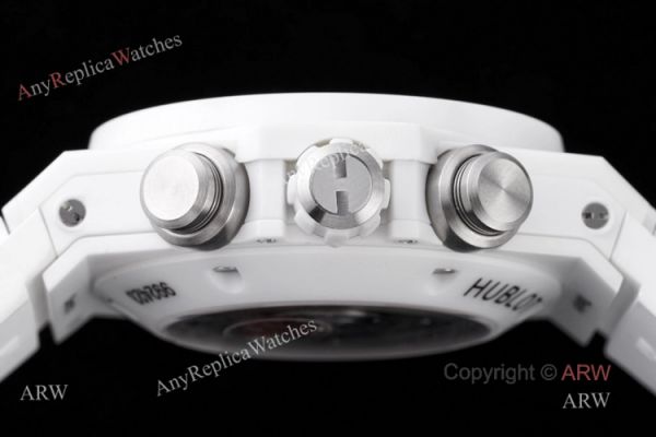 (HB) Best Hublot Big Bang Unico White Ceramic White Rubber Strap Replica Watch (HB) Best Hublot Big Bang Unico White Ceramic White Rubber Strap Replica Watch