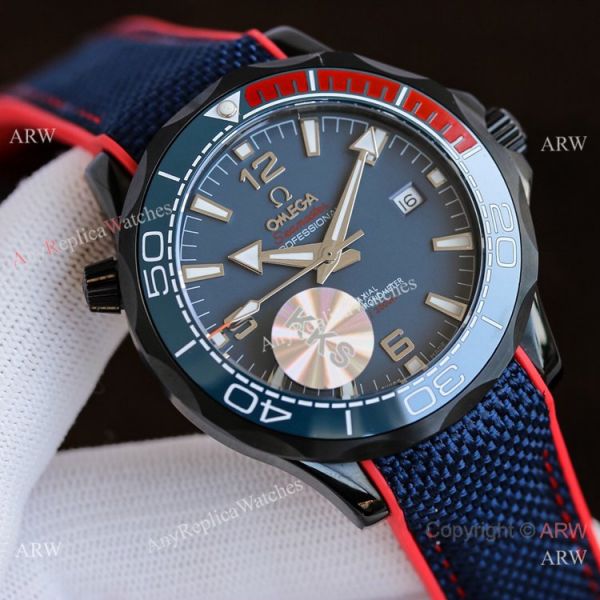 Best Quality Copy Omega Seamaster Planet Ocean Watches Black and Orange Best Quality Copy Omega Seamaster Planet Ocean Watches Black and Orange