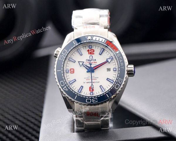 New Copy Omega Planet Ocean 600M Americas Cup Watches Stianless Steel Blue Dial New Copy Omega Planet Ocean 600M Americas Cup Watches Stianless Steel Blue Dial