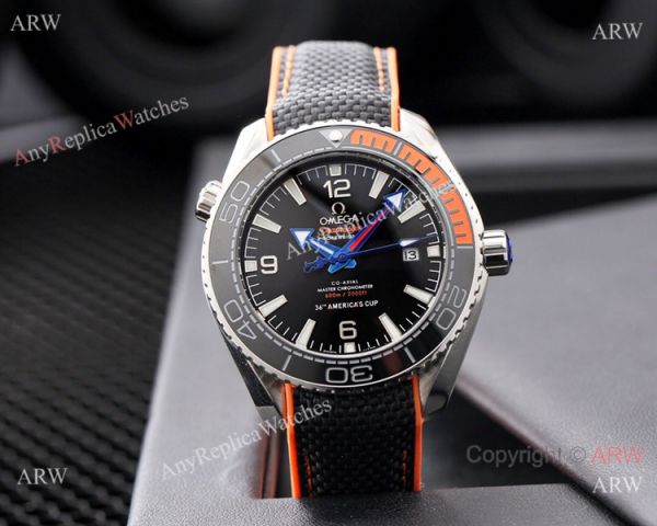 New Copy Omega Planet Ocean 600M Americas Cup Watches Blue Dial New Copy Omega Planet Ocean 600M Americas Cup Watches Blue Dial