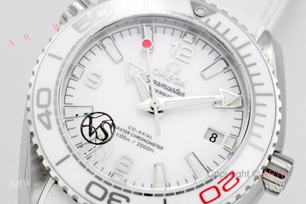 New VS Factory Omega Seamaster Planet Ocean 600m White Ceramic White Rubber Strap TOKYO 2020 Ladies Watch Replica New VS Factory Omega Seamaster Planet Ocean 600m White Ceramic White Rubber Strap TOKYO 2020 Ladies Watch Replica