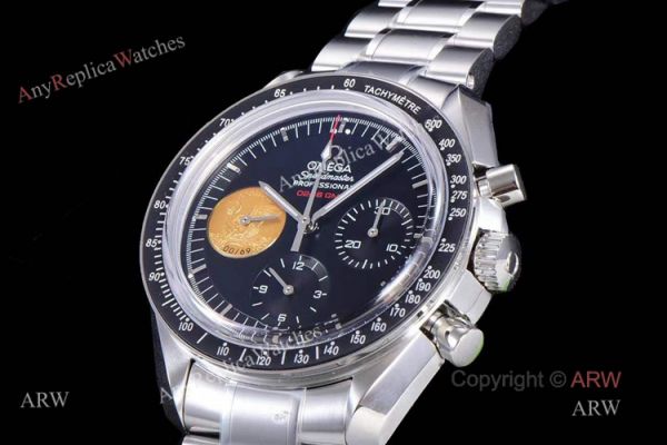 New Omega Speedmaster Moonwatch Black Ceramic Watch OM Factory 42mm Replica New Omega Speedmaster Moonwatch Black Ceramic Watch OM Factory 42mm Replica