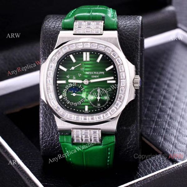 Clone Patek Philippe Nautilus Power Reserve Men Watches Diamond Bezel Gray Face Clone Patek Philippe Nautilus Power Reserve Men Watches Diamond Bezel Gray Face