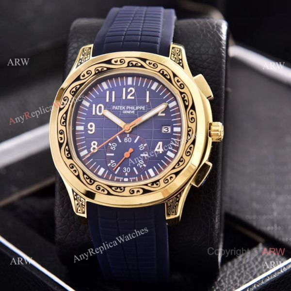 Patek Philippe Aquanaut Engraving Watches Brown Gradient Dial 42mm Patek Philippe Aquanaut Engraving Watches Brown Gradient Dial 42mm