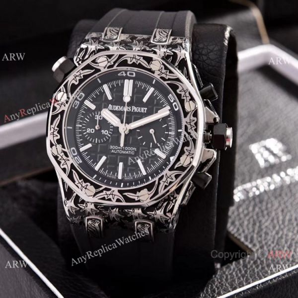 Copy Audemars Piguet Diver Rose Gold Engraving Watches Chronograph Movement Copy Audemars Piguet Diver Rose Gold Engraving Watches Chronograph Movement