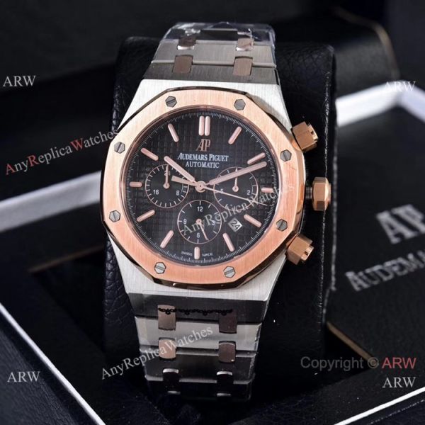 Knockoff Audemars Piguet Royal Oak 41mm Watches Rose Gold Subdials Knockoff Audemars Piguet Royal Oak 41mm Watches Rose Gold Subdials