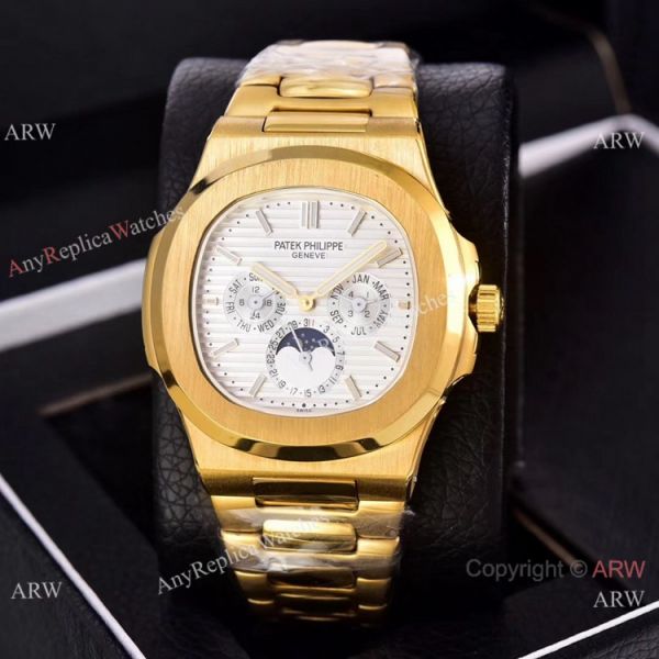 Knockoff Patek Philippe Nautilus Moon Phase Red Gradient Dial Watches 40mm Knockoff Patek Philippe Nautilus Moon Phase Red Gradient Dial Watches 40mm