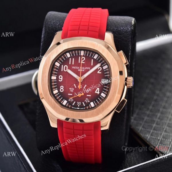Best Clone Patek Philippe Aquanaut VK Quartz Watches Rose Gold Case Best Clone Patek Philippe Aquanaut VK Quartz Watches Rose Gold Case