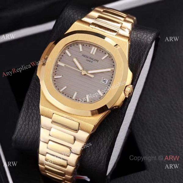 Knockoff Patek Philippe Nautilus All Gold Watches 40m Knockoff Patek Philippe Nautilus All Gold Watches 40m