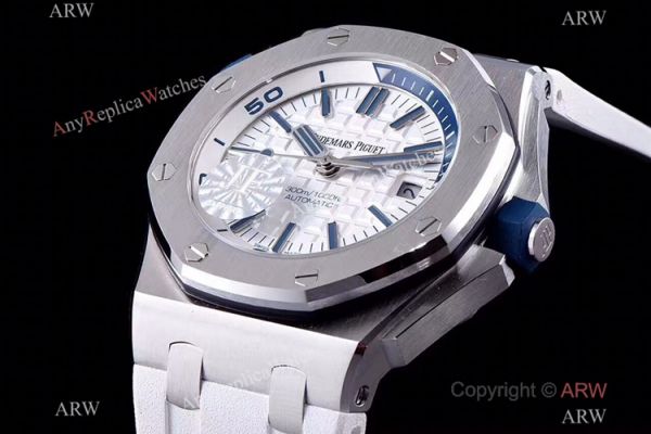 JF Factory V8 1:1 Best Audemars Piguet Divers Men Watch White Dial JF Factory V8 1:1 Best Audemars Piguet Divers Men Watch White Dial