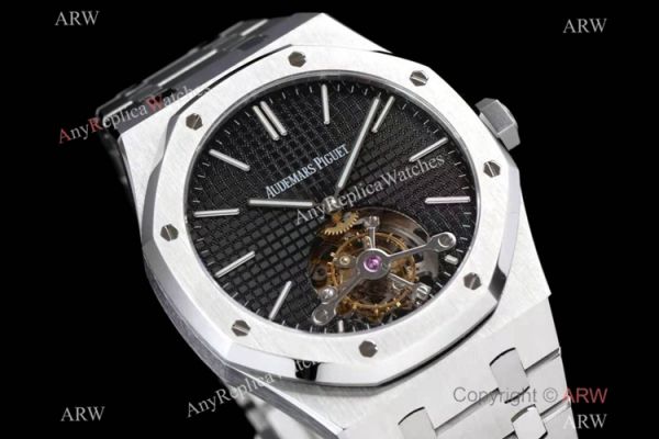 R8 Factory 1-1 Replica Audemars Piguet Royal Oak Tourbillon Watch Cal2924 Black Dial R8 Factory 1-1 Replica Audemars Piguet Royal Oak Tourbillon Watch Cal2924 Black Dial