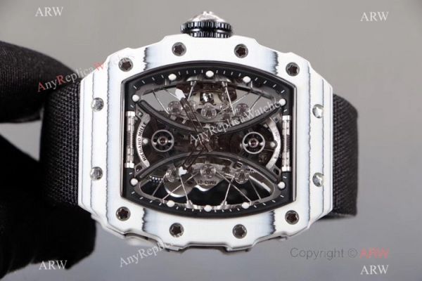 KV Factory Richard Mille Tourbillon Pablo Mac Donough RM53 01 Watch Canvas Strap TPT Carbon KV Factory Richard Mille Tourbillon Pablo Mac Donough RM53 01 Watch Canvas Strap TPT Carbon
