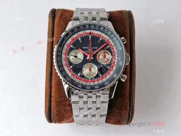 Swiss Grade 1A Breitling Navitimer Pan Am Edition Watch Replica 7750 Movement Blue Dial Swiss Grade 1A Breitling Navitimer Pan Am Edition Watch Replica 7750 Movement Blue Dial