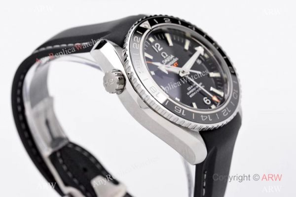 Swiss Grade Copy Omega Seamaster 600m Co-Axial GMT VS Factory 8605 Watch Black Rubber Band Swiss Grade Copy Omega Seamaster 600m Co-Axial GMT VS Factory 8605 Watch Black Rubber Band