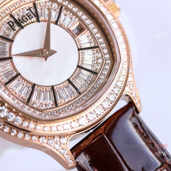 TW Factory Piaget Black-Tie Rose Gold Diamond Watch 41mm TW Factory Piaget Black-Tie Rose Gold Diamond Watch 41mm