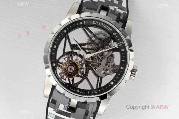 2021 New! Roger Dubuis Excalibur Skeleton Flying Tourbillon BBR Factory Watch 2021 New! Roger Dubuis Excalibur Skeleton Flying Tourbillon BBR Factory Watch