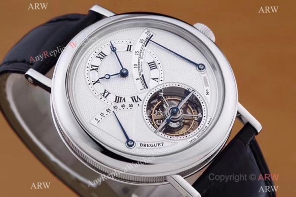 Swiss Replica Breguet Classique Tourbillon Power Reserve White Dial Watch 3657PT Swiss Replica Breguet Classique Tourbillon Power Reserve White Dial Watch 3657PT