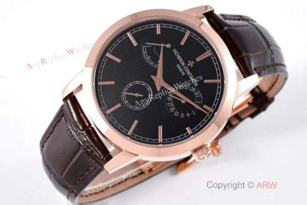 AI Factory Swiss Copy Vacheron Constantin Geneve Traditionnelle Watch Rose Gold Black Dial AI Factory Swiss Copy Vacheron Constantin Geneve Traditionnelle Watch Rose Gold Black Dial