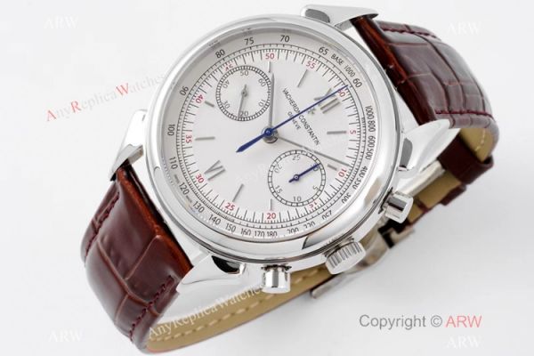 Highest Quality AI Factory Vacheron Constantin Historiques Cornes de Vache 1955 Chronograph Watch White Dial Highest Quality AI Factory Vacheron Constantin Historiques Cornes de Vache 1955 Chronograph Watch White Dial