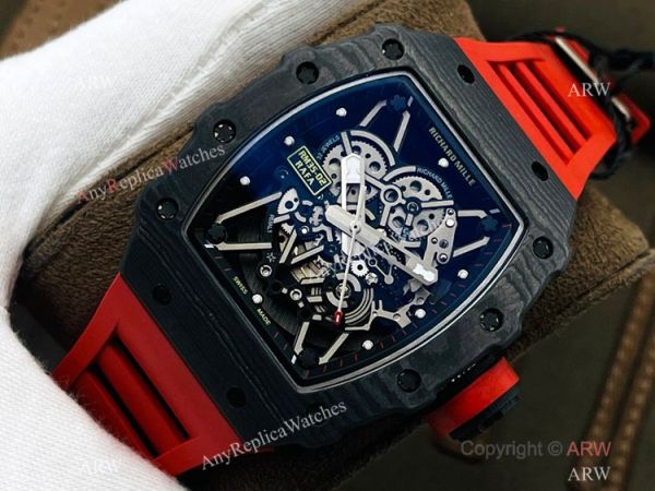 RM Factory 1:1 Swiss Copy Richard Mille RM35-02 Rafael Nadal Rubber Strap Watch RM Factory 1:1 Swiss Copy Richard Mille RM35-02 Rafael Nadal Rubber Strap Watch