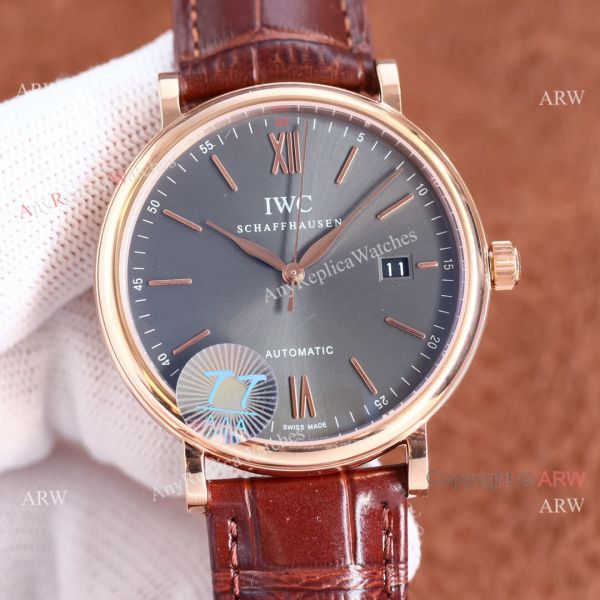 Knock-off IWC Portofino Citizen 9015 Rose Gold Case Watch Knock-off IWC Portofino Citizen 9015 Rose Gold Case Watch