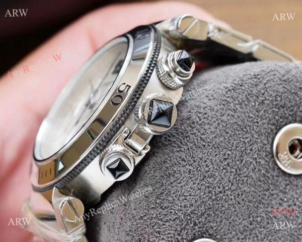 Japan Grade Cartier Pasha De Swiss Quartz Watch Stainless Steel Japan Grade Cartier Pasha De Swiss Quartz Watch Stainless Steel