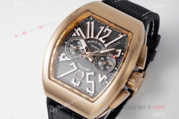 Swiss Grade 1-1 Replica Franck Muller Vanguard Yachting V45 Seagull 7750 Chrono Watch Smoky gray Dial Swiss Grade 1-1 Replica Franck Muller Vanguard Yachting V45 Seagull 7750 Chrono Watch Smoky gray Dial