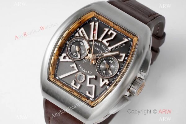 Swiss Grade 1-1 Copy Franck Muller Vanguard Yachting V45 Seagull 7750 Watch New Smoky Gray Dial Swiss Grade 1-1 Copy Franck Muller Vanguard Yachting V45 Seagull 7750 Watch New Smoky Gray Dial
