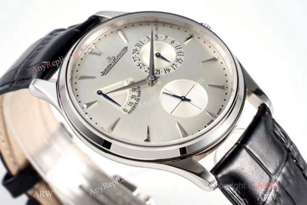 ZF Jaeger-LeCoultre Master Ultra Thin Power Reserve Watch Silver Dial ZF Jaeger-LeCoultre Master Ultra Thin Power Reserve Watch Silver Dial