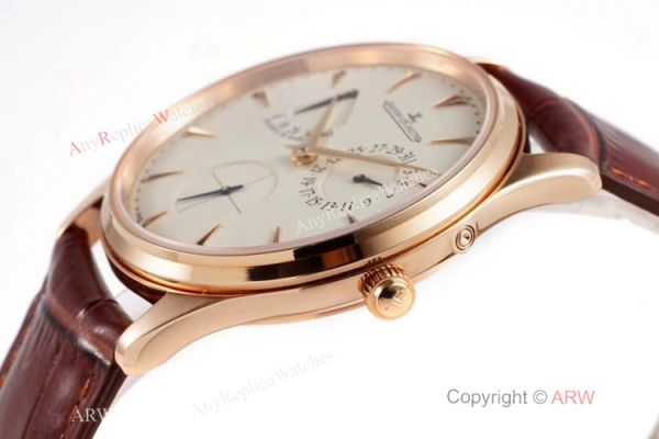 ZF Jaeger-LeCoultre Master Ultra Thin Power Reserve Rose Gold Watch Swiss Replica Watches ZF Jaeger-LeCoultre Master Ultra Thin Power Reserve Rose Gold Watch Swiss Replica Watches