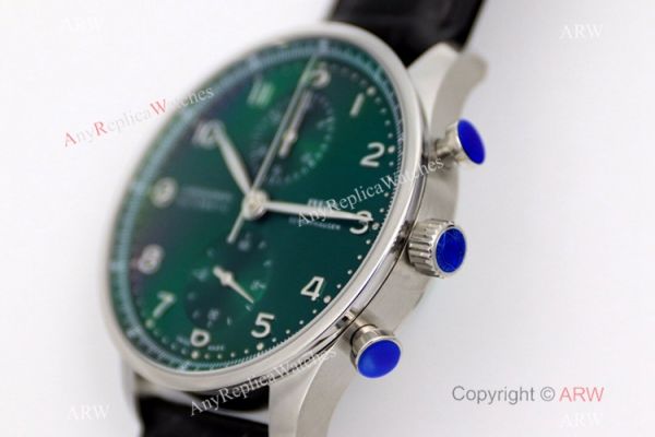 Swiss Replica IWC Schaffhausen Portugieser Green Dial Men Watch ZF Factory Swiss Replica IWC Schaffhausen Portugieser Green Dial Men Watch ZF Factory