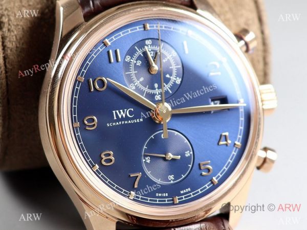 Swiss Replica ZF Factory IWC Portuguese Classic Bucherer Blue Edition Watch New! Swiss Replica ZF Factory IWC Portuguese Classic Bucherer Blue Edition Watch New!