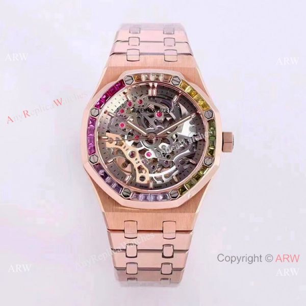 New Copy Audemars Piguet Royal Oak Skeleton Dial Watches Women 37mm New Copy Audemars Piguet Royal Oak Skeleton Dial Watches Women 37mm