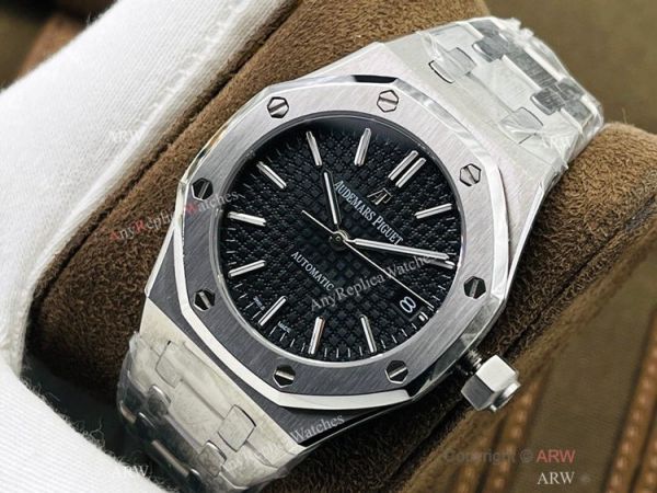 TWS factory V3 Version Audemars Piguet Royal Oak 37mm Watch Black Dial Cal.3120 Movement TWS factory V3 Version Audemars Piguet Royal Oak 37mm Watch Black Dial Cal.3120 Movement