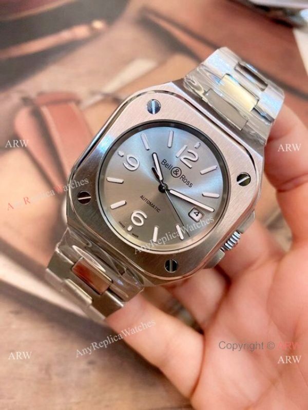 2021 New Copy Bell Ross BR05 Luxury Sports Watch Blue Steel 42mm 2021 New Copy Bell Ross BR05 Luxury Sports Watch Blue Steel 42mm