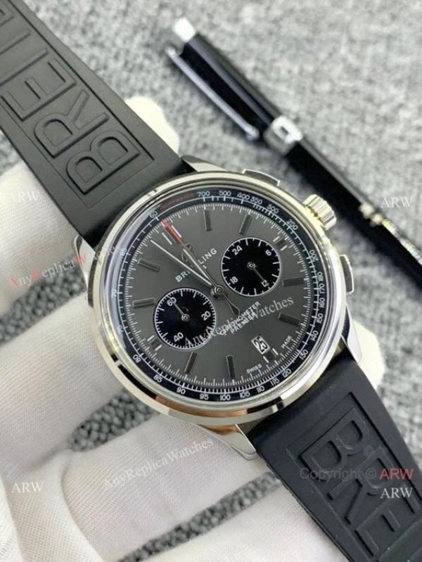 Breitling Premier B01 Chronograph Copy Watches Blue Rubber Strap Breitling Premier B01 Chronograph Copy Watches Blue Rubber Strap
