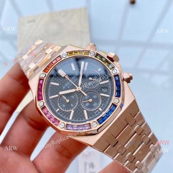 Replica Audemars Piguet Royal Oak Rainbow Watches Rose Gold Replica Audemars Piguet Royal Oak Rainbow Watches Rose Gold