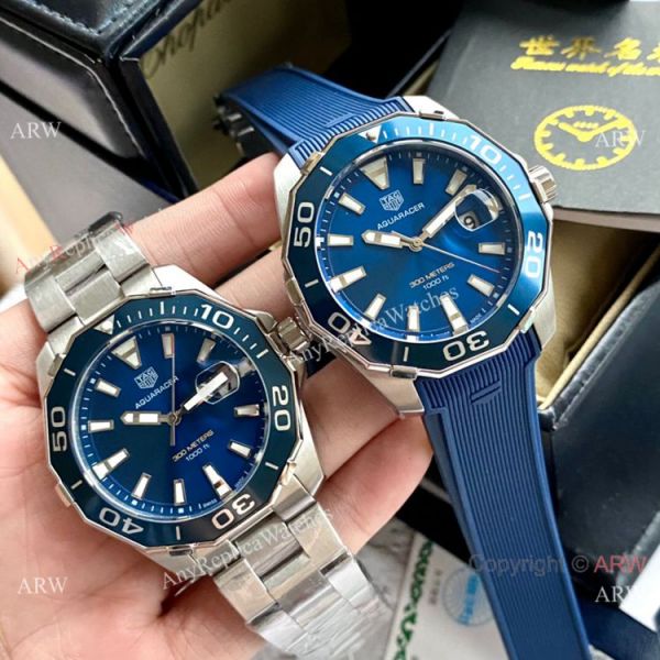 New Replica TAG Heuer Aquaracer 300m QUARTZ Watch Blue Rubber Strap New Replica TAG Heuer Aquaracer 300m QUARTZ Watch Blue Rubber Strap