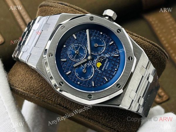 TW factory Copy Audemars Piguet Royal Oak Moon Perpetual Calendar Watch 41mm White Dial TW factory Copy Audemars Piguet Royal Oak Moon Perpetual Calendar Watch 41mm White Dial