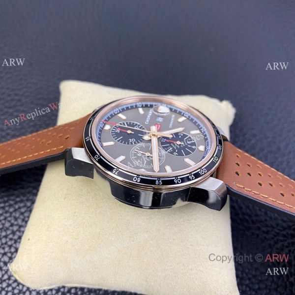 Swiss Grade One Chopard Mille Miglia GTS Azzurro Chrono Watch Rose Gold Crown Swiss Grade One Chopard Mille Miglia GTS Azzurro Chrono Watch Rose Gold Crown