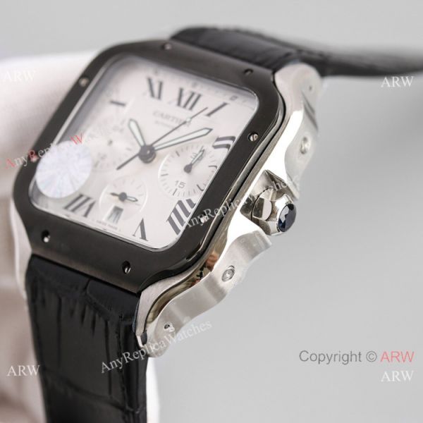JH Swiss Grade Cartier Santos de Cartier Chronograph WSSA0017 Watch JH Swiss Grade Cartier Santos de Cartier Chronograph WSSA0017 Watch