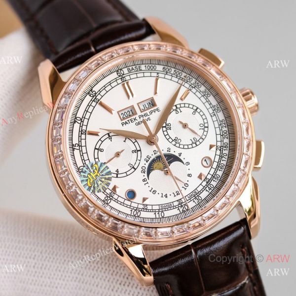 2021! JH Factory V2 Version Patek Philippe Grand Complication Copy Watch 5270J Rose Gold White Dial 2021! JH Factory V2 Version Patek Philippe Grand Complication Copy Watch 5270J Rose Gold White Dial