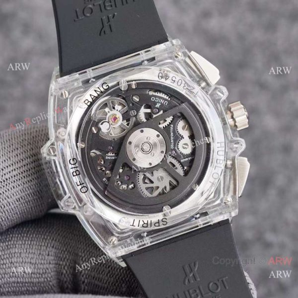 Top Quality Hublot Spirit of Big Bang Unico Sapphire Watch White Rubber Strap Top Quality Hublot Spirit of Big Bang Unico Sapphire Watch White Rubber Strap
