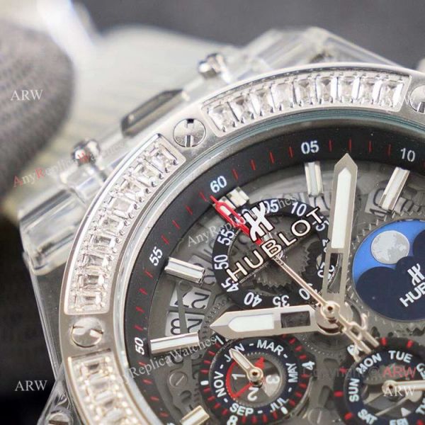 2021 Replica Hublot Big Bang Unico Sapphire Watch Diamond Bezel 45mm 2021 Replica Hublot Big Bang Unico Sapphire Watch Diamond Bezel 45mm