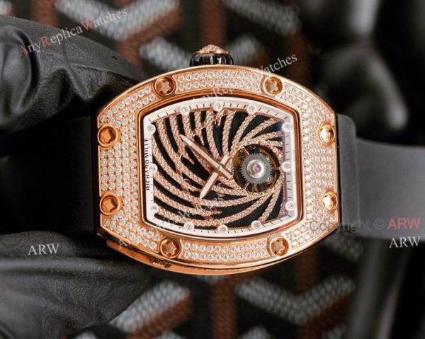 Rose Gold Richard Mille RM 51-02 Tourbillon Diamond Twister Knockoff Watch Rose Gold Richard Mille RM 51-02 Tourbillon Diamond Twister Knockoff Watch