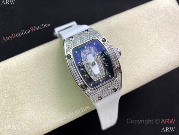 Copy Richard Mille RM07 Lady 31mm Watch Iced Out Diamond Copy Richard Mille RM07 Lady 31mm Watch Iced Out Diamond