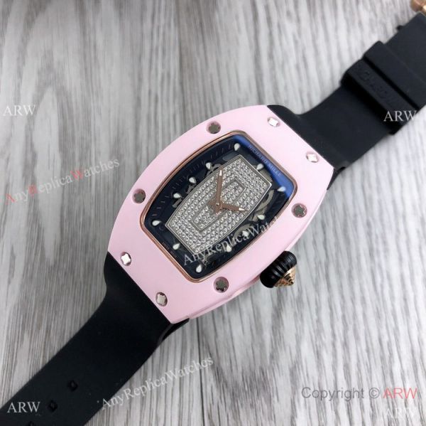 Swiss Quality Copy Richard Mille Rm007-1 Women Watch PinkRose Gold Case Swiss Quality Copy Richard Mille Rm007-1 Women Watch PinkRose Gold Case