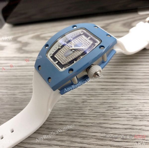 Swiss Replica Richard Mille RM007 Blue Case Watch 31mm Swiss Replica Richard Mille RM007 Blue Case Watch 31mm