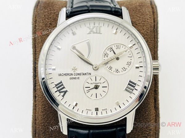 Swiss Grade One Vacheron Constantin Patrimony TWS Cal.1420 watch White Power reserve Dial Swiss Grade One Vacheron Constantin Patrimony TWS Cal.1420 watch White Power reserve Dial